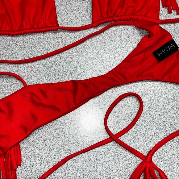 INDAH Neolani Bikini Set in Chili Pepper - Picture 5 of 8